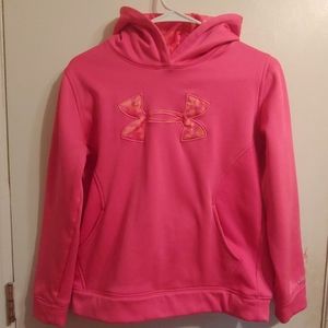 Youth Large Under Armour Pink Hoodie